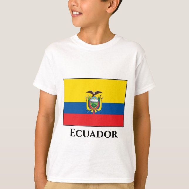 Camiseta Bandera de Ecuador (ecuatoriano) (Anverso)