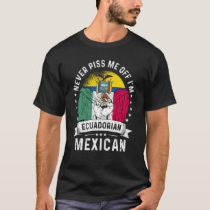 Camiseta Bandera de Ecuador México crece humor orgullo ciud