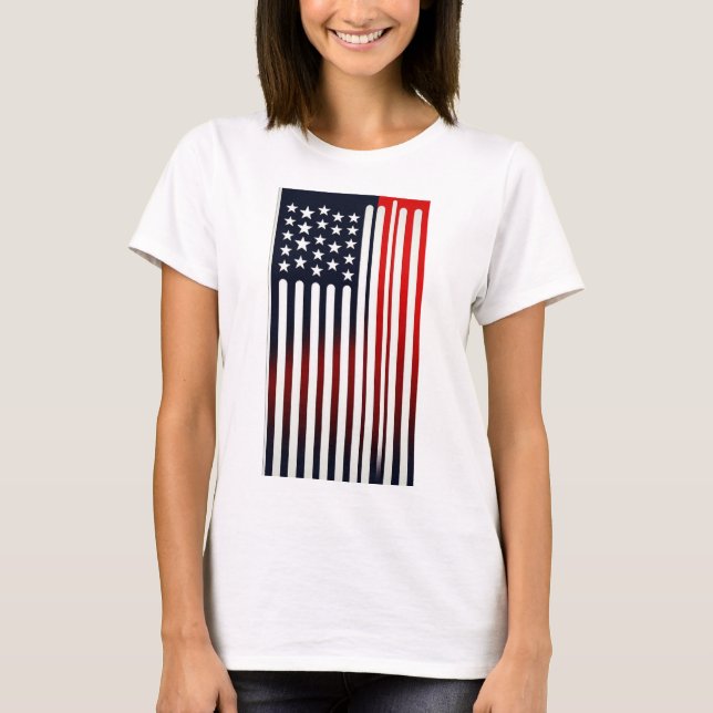 Camiseta Bandera de EE. UU. (Anverso)