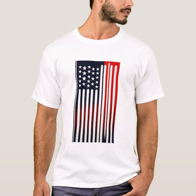 Camiseta Bandera de EE. UU. (Anverso)