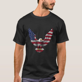 Camiseta Bandera de EE. UU. Águila Calva 4 de Julio
