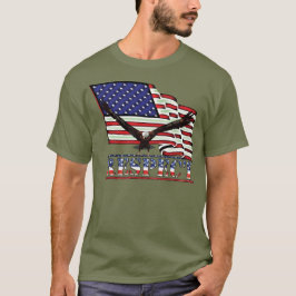 Camiseta Bandera de EE. UU. & Águila sobre RESPETO