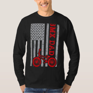Camiseta Bandera de Ee.Uu. Bmx Dad Patriot Freestyle Bike P