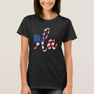 Camiseta Bandera de EE. UU. Comma La Kamala Harris 2024 Div