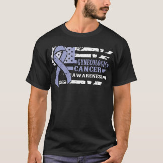 Camiseta Bandera de EE.UU. de estilo rebelde para el cáncer