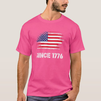 Camiseta Bandera de EE. UU. Desde 1776 4 de Julio