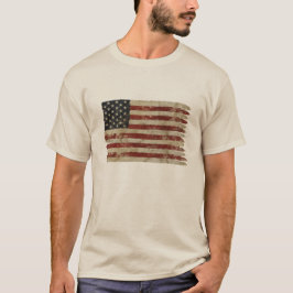 Camiseta Bandera de EE. UU. desgastada por el clima