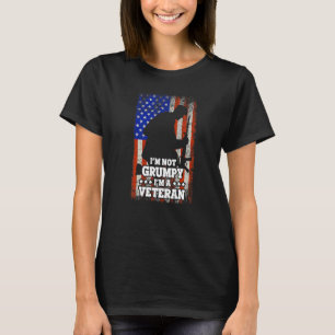 Camiseta Bandera De Ee.Uu. No Estoy Gruñido De Ser Veterano