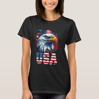 Camiseta Bandera de EE. UU. Patriota USA Águila, Patriótico