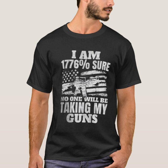 Camiseta Bandera De Ee. Uu. Tengo 1776 Seguro Que Nadie Tom (Anverso)