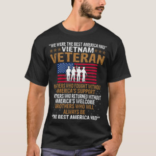 Camiseta Bandera De Ee.Uu. Veterana De Vietnam En Estados U