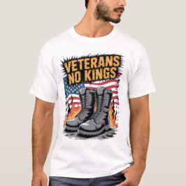 Camiseta Bandera de EE. UU. Veteranos No Reyes