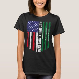 Camiseta Bandera De Ee.Uu. Y Bandera De Arabia Saudita Mejo