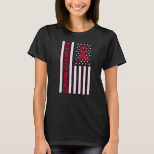 Camiseta Bandera De Eeuu Aneurysm Awareness Month