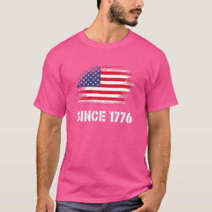 Camiseta Bandera De Eeuu Desde 1776 4 De Julio
