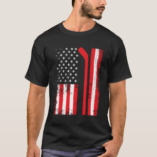 Camiseta Bandera De Eeuu Hockey Hockey Sobre Hielo Patrióti