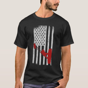 Camiseta Bandera De Eeuu Kitesurfing Kiteboarding Kitesurf