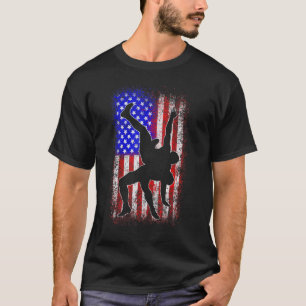 Camiseta Bandera De Eeuu Luchando Contra La Bandera America