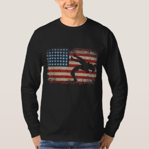 Camiseta Bandera De Eeuu Luchando Contra La Bandera Estadou