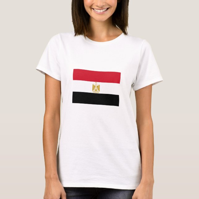 Camiseta Bandera de Egipto (Anverso)