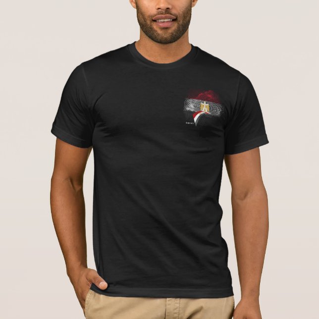 Camiseta bandera de Egipto (Anverso)