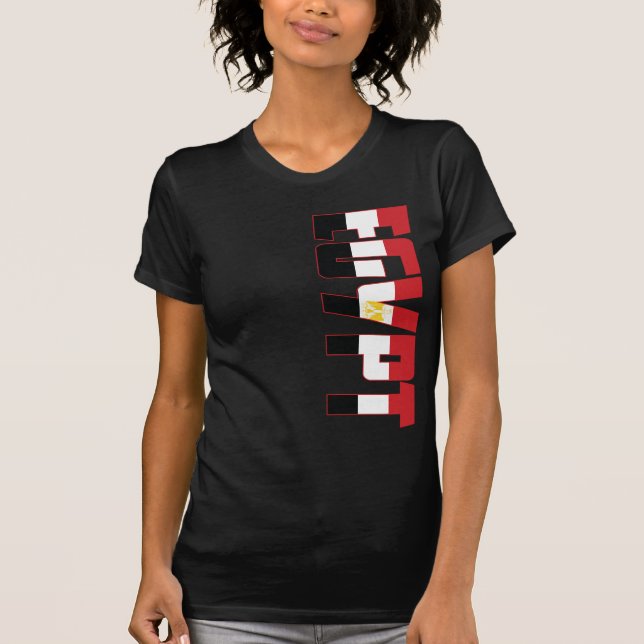 Camiseta Bandera de Egipto (Anverso)