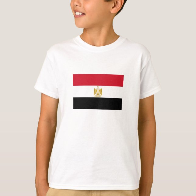 Camiseta Bandera de Egipto (Anverso)