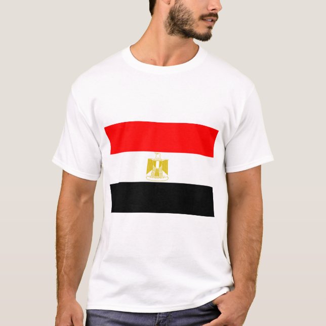 Camiseta Bandera de Egipto (Anverso)