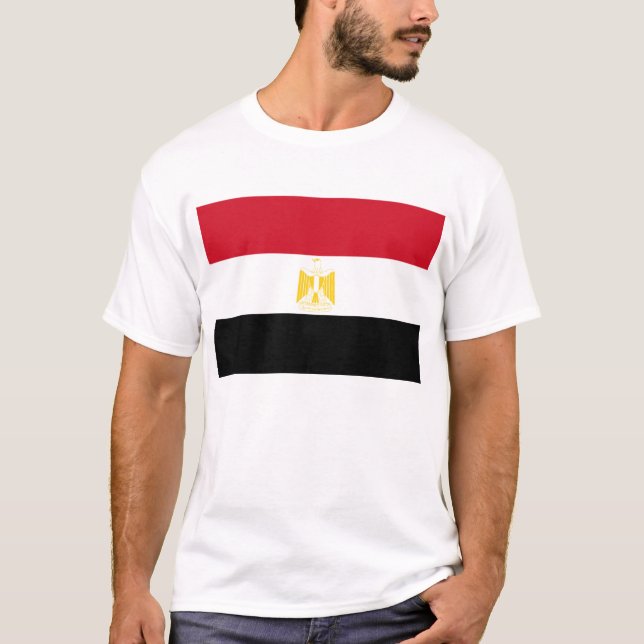 Camiseta Bandera de Egipto (Anverso)