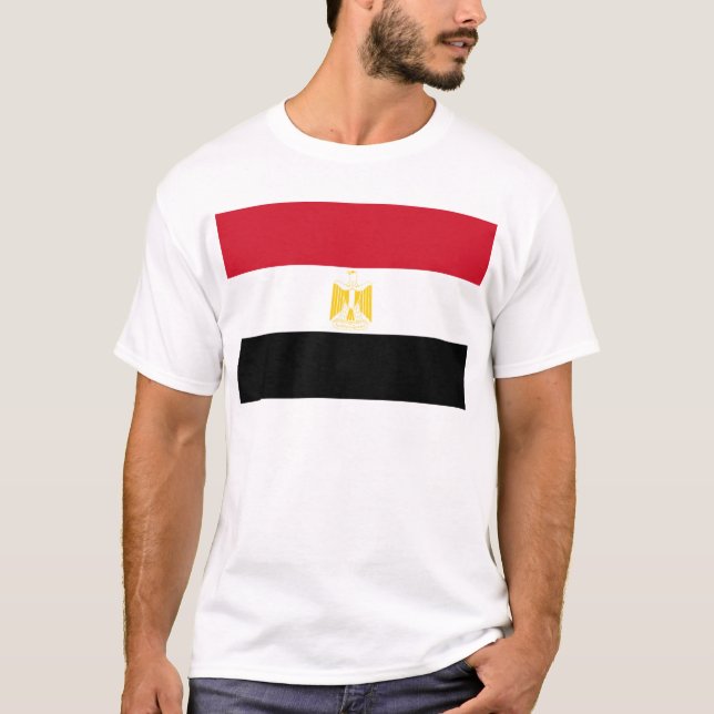 Camiseta Bandera de Egipto (Anverso)
