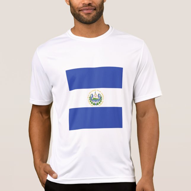 Camiseta Bandera de El Salvador (Anverso)