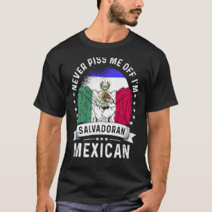 Camiseta Bandera de El Salvador México crece humor orgullo 