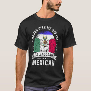 Camiseta Bandera de El Salvador México crece humor orgullo