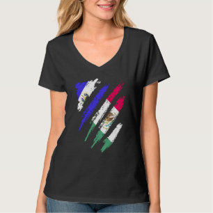 Camiseta Bandera de El Salvador México Cultivado Patriota P