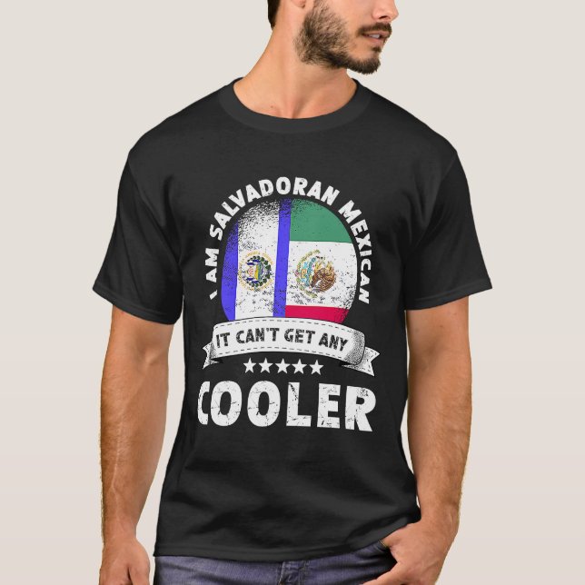 Camiseta Bandera de El Salvador México cultivó ciudades pat (Anverso)