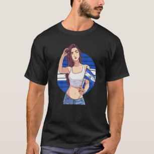Camiseta Bandera de El Salvador Orgullo hispano salvadoreño