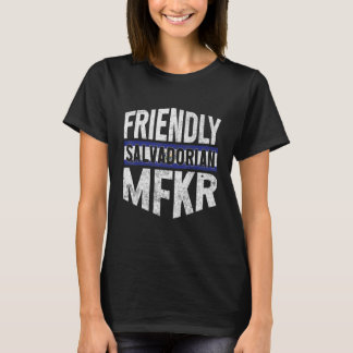 Camiseta Bandera de El Salvador Orgullosos Salvadoreños Hom
