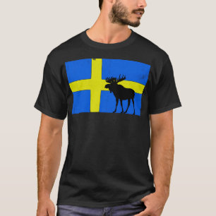 Camiseta Bandera de Elk Suecia