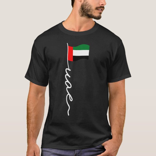 Camiseta Bandera de Emiratos Árabes Unidos para bandera emi (Anverso)
