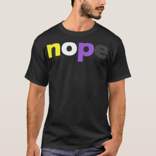 Camiseta Bandera de Enby Funny Nonbinario Pridenope Nonbina