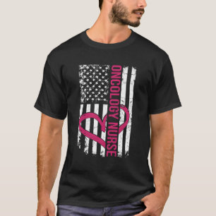 Camiseta Bandera De Enfermeras Oncológicas Para El Tratamie