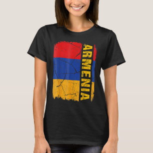 Camiseta Bandera de época de Armenia ama a tu país