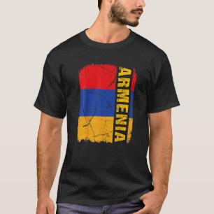 Camiseta Bandera de época de Armenia ama a tu país