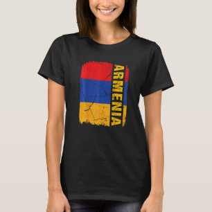 Camiseta Bandera de época de Armenia ama a tu país