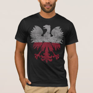 Camiseta Bandera de época del águila blanca polaca