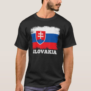 Camiseta Bandera de época Eslovaquia País Bandera retro Esl