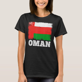 Camiseta Bandera de época País Omán Bandera retro Omán