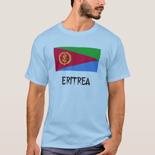 Camiseta Bandera de Eritrea (Anverso)
