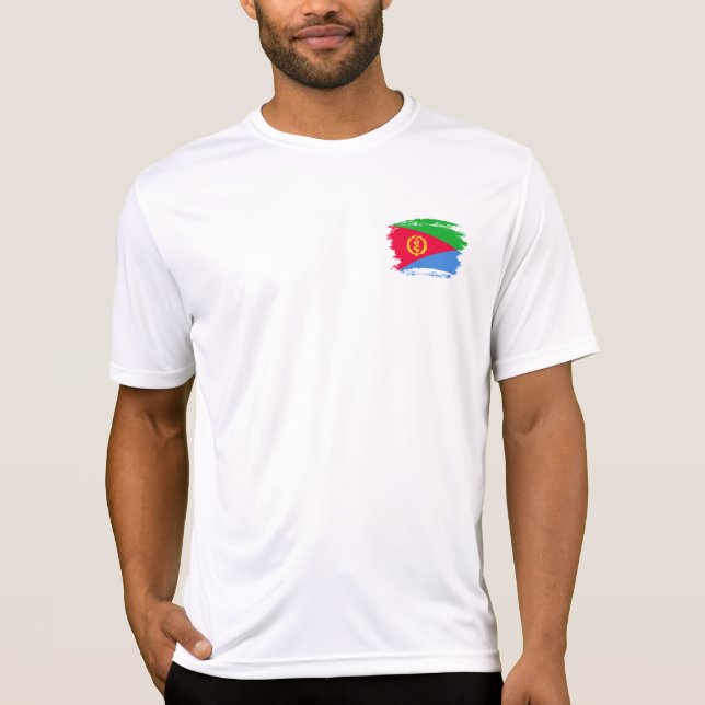 Camiseta Bandera de Eritrea (Anverso)