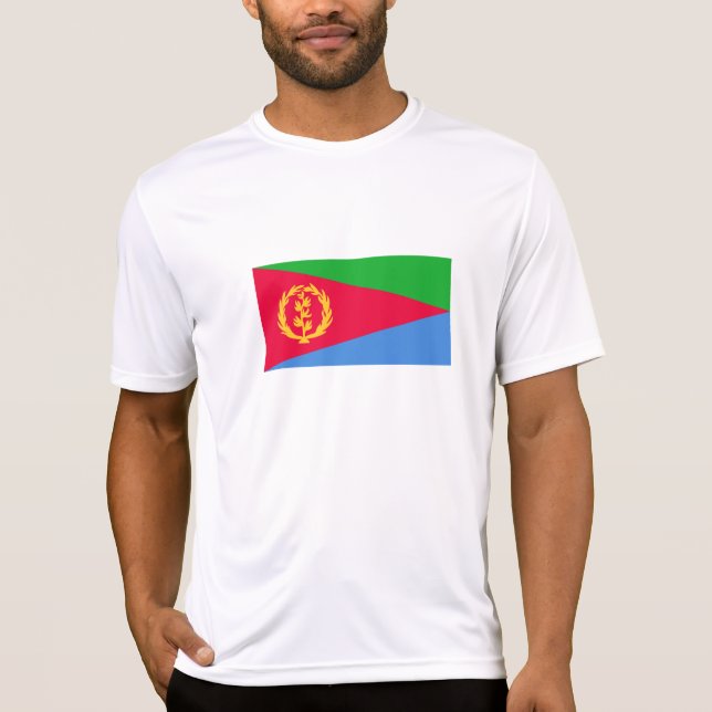 Camiseta Bandera de Eritrea (Anverso)